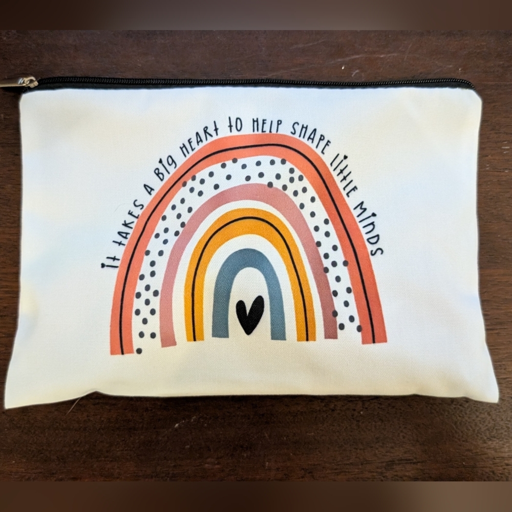 Filled with Goodies Colorful Teacher Zipper Pouch - Picture 3 of 7